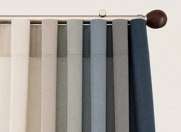 Barrel (cartridge) pleat drapery heading