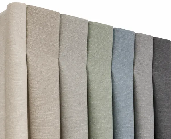 Box pleat drapery heading